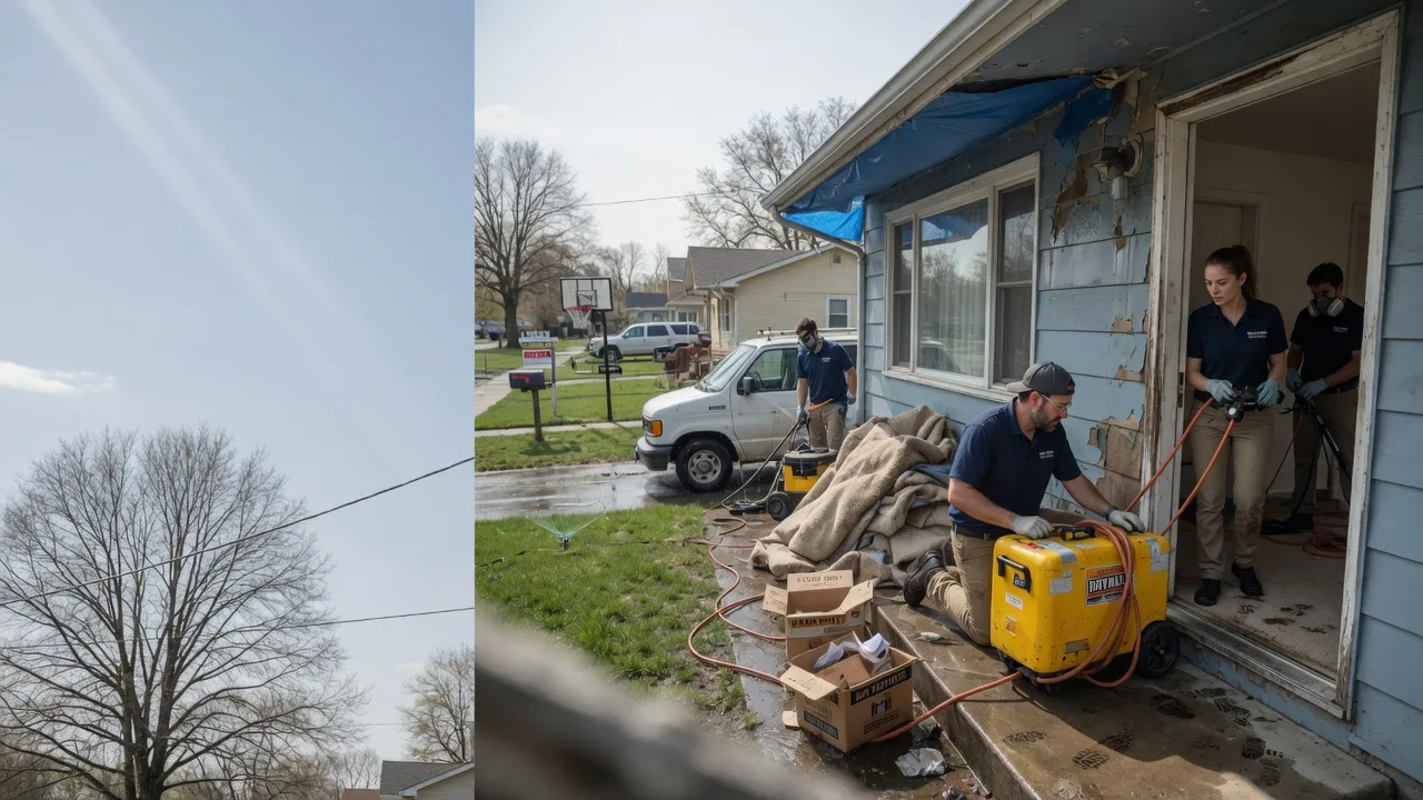 Basement Flood Cleanup in Rice Lake, WI near me